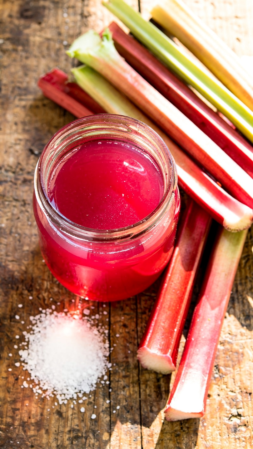 Homemade Rhubarb Syrup