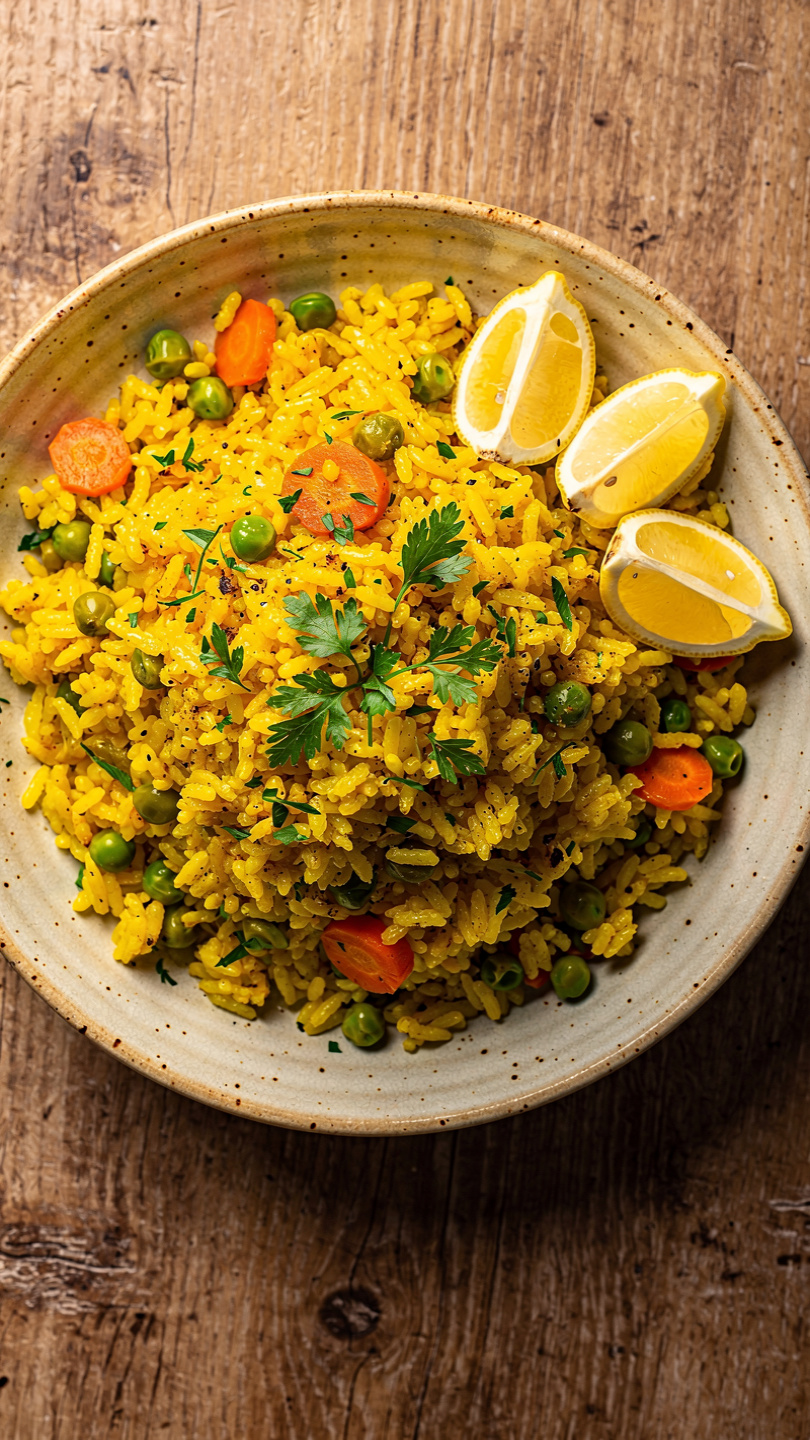 Mediterranean Yellow Rice