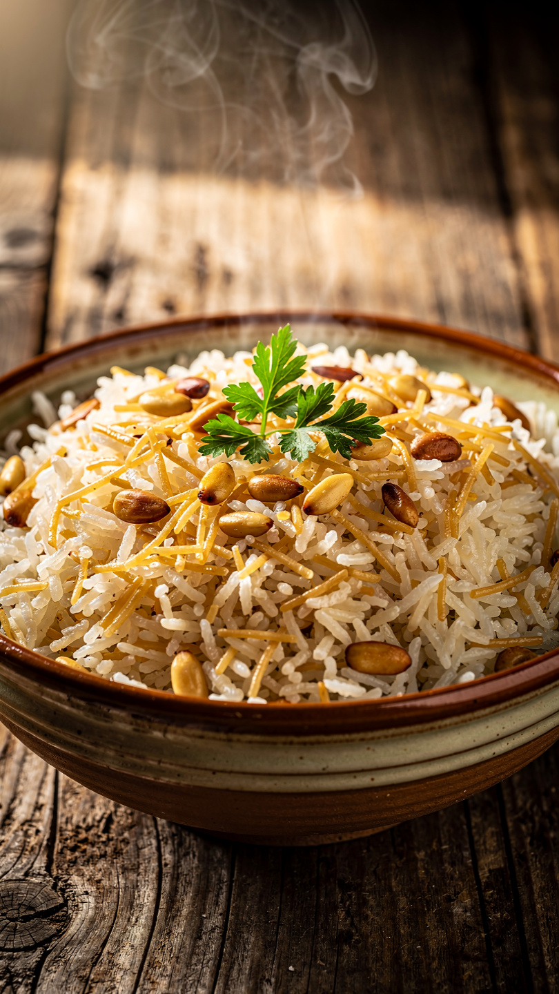 Lebanese Rice with Vermicelli (The Best Rice Pilaf)