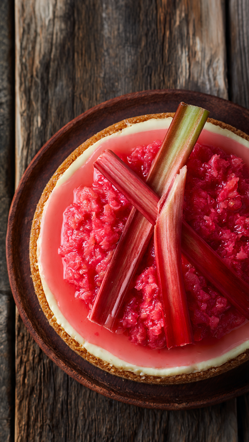 Rhubarb Cheesecake